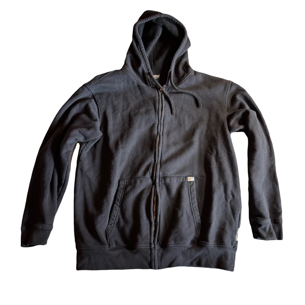 Men's Rasco Fire Resistant Full Zip Hoodie, Navy, Size L - Picture 1 of 9